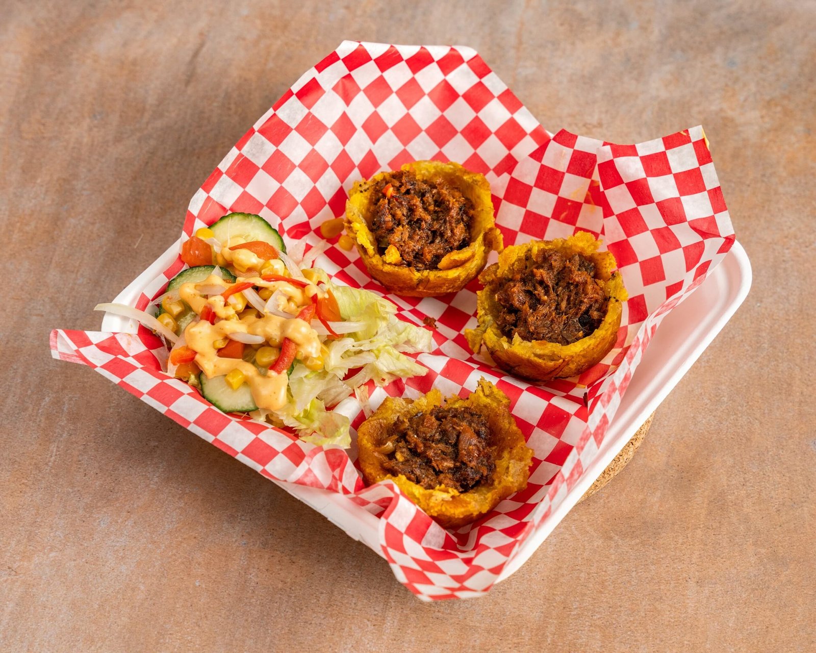 Plantain Cups (3) Avec Chiktay (Hareng)